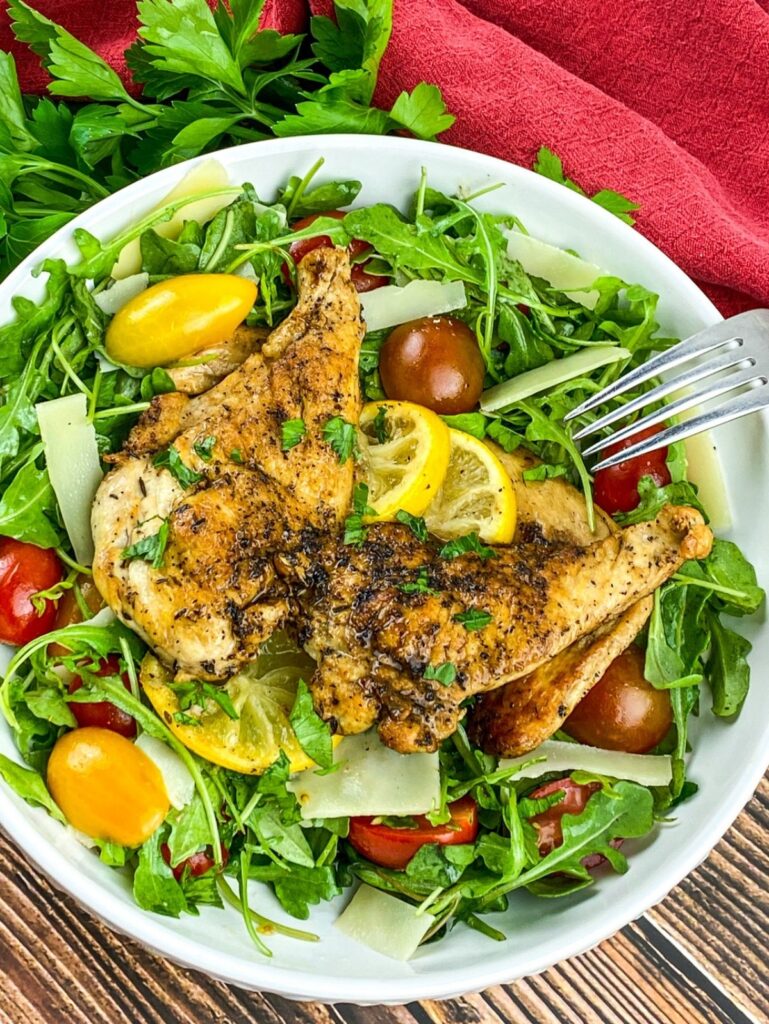 Chicken Paillard Salad