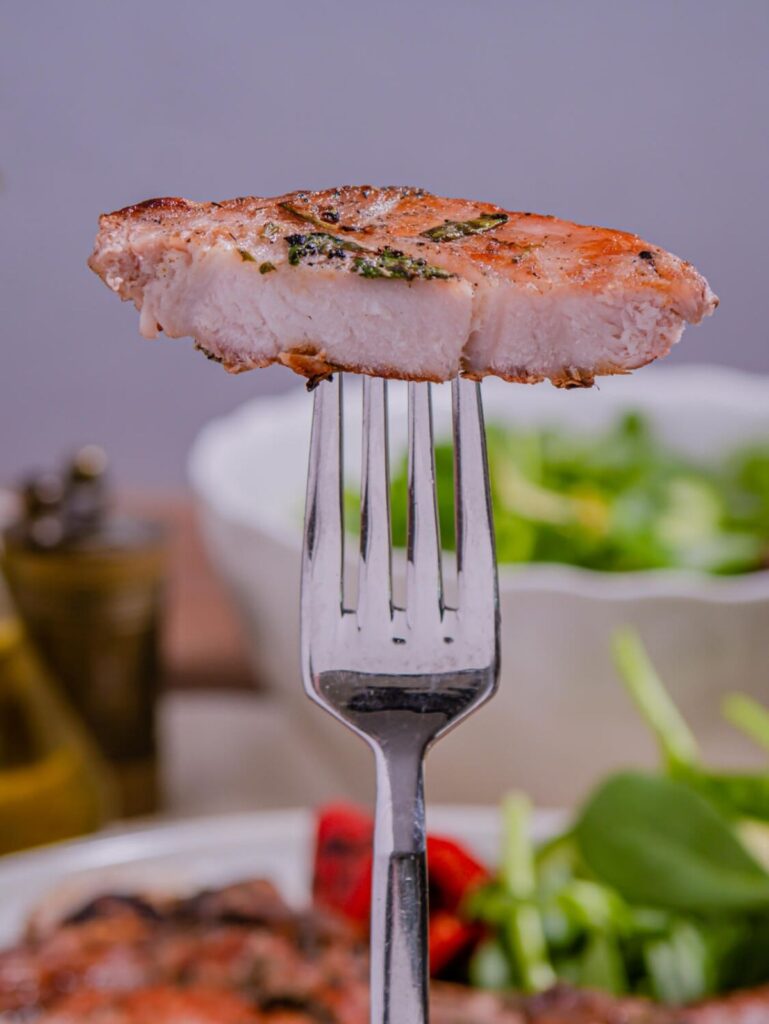 Herb Kissed Grilled Pork Chops
