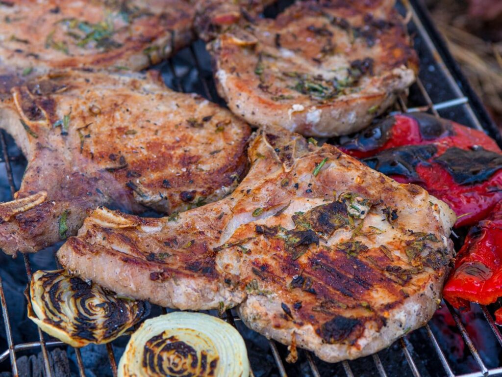 Herb Kissed Grilled Pork Chops