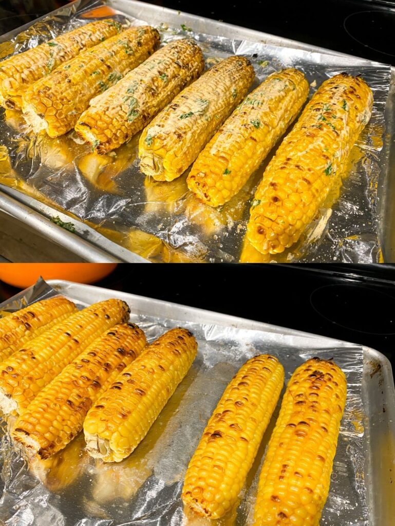 Broiled Mexican Corn on the Cob