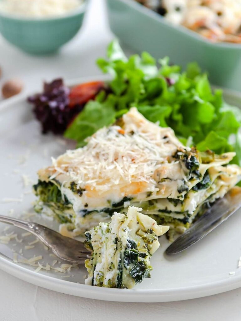 Spinach Broccoli Lasagna