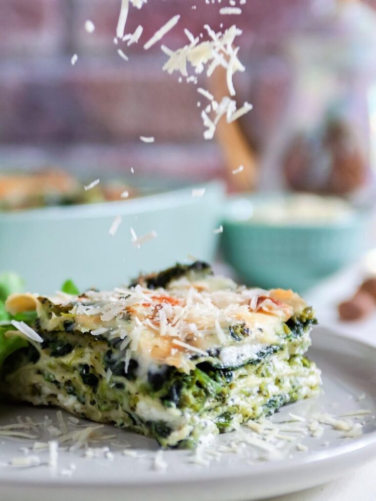 Spinach Broccoli Lasagna
