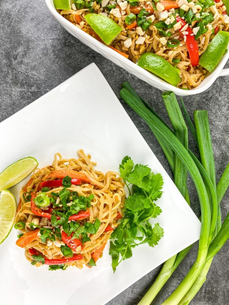 Vegetable Pad Thai Noodles