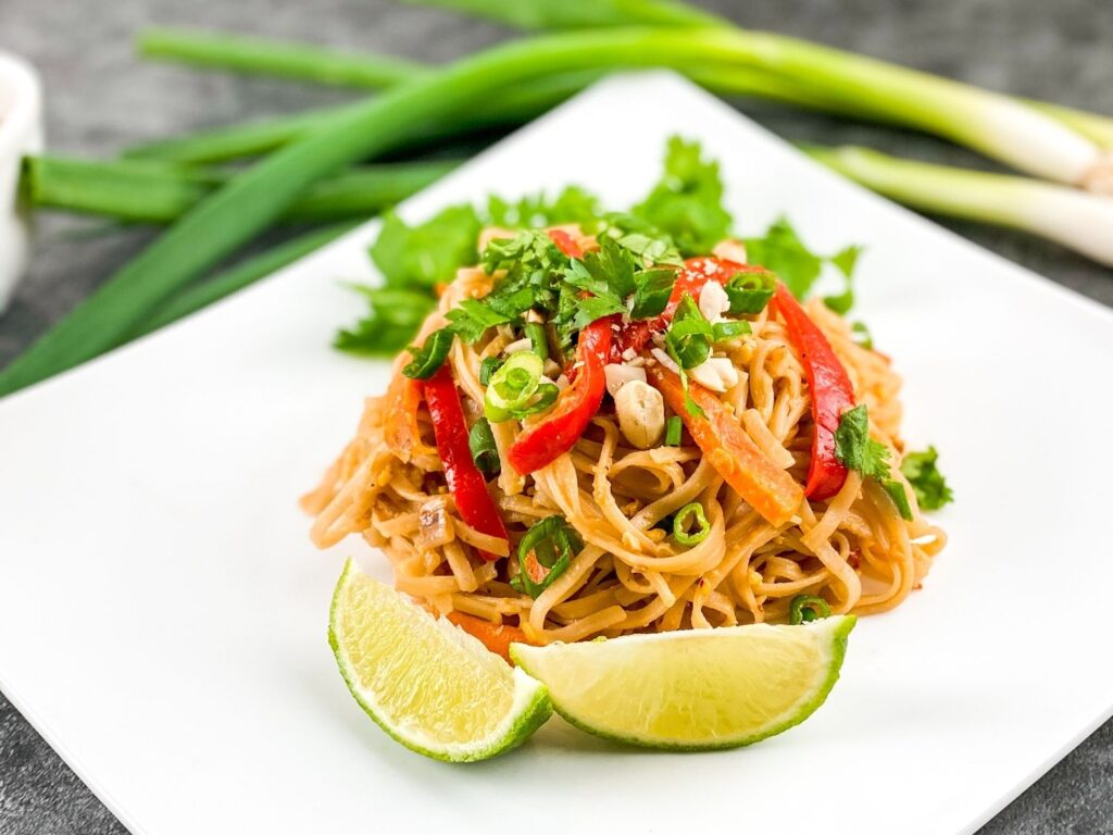 Vegetable Pad Thai Noodles