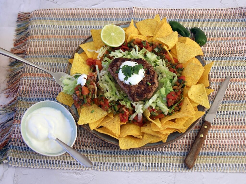 Zesty Ranchero Burger Platter