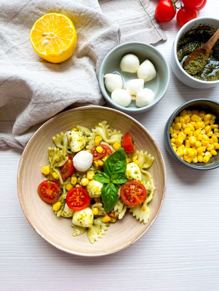 Caprese Bowtie Pasta Salad