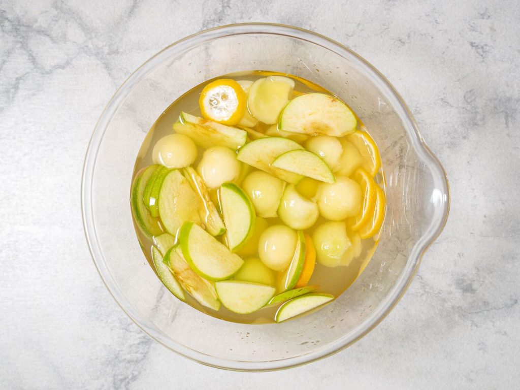 Melon and Apple Sangria