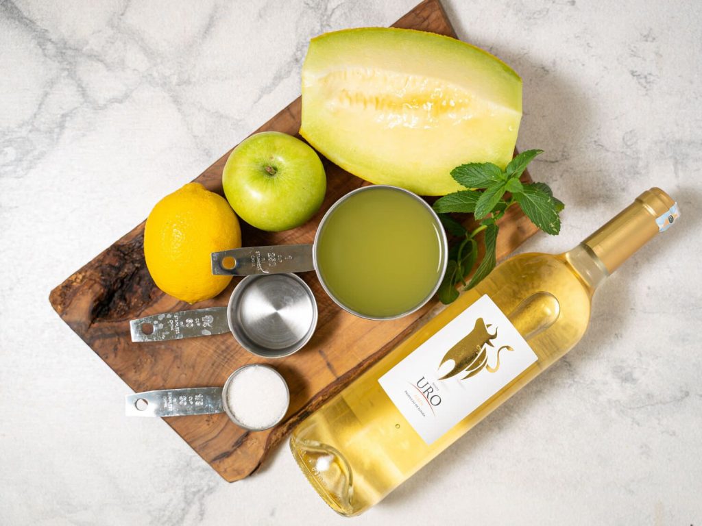 Melon and Apple Sangria