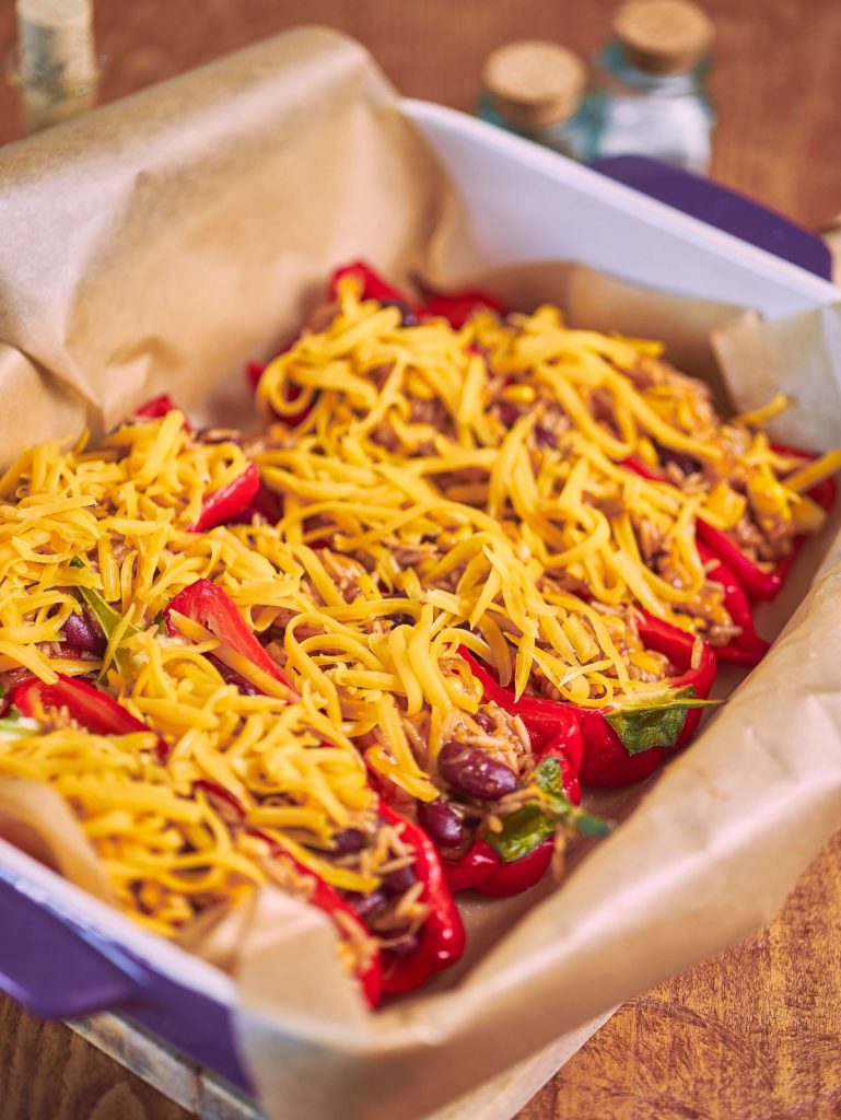 Vegetarian Black Bean Stuffed Peppers