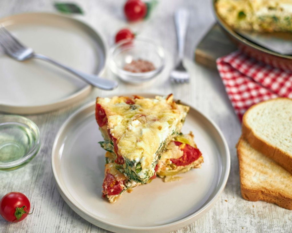 Spinach and Feta Cheese Frittata
