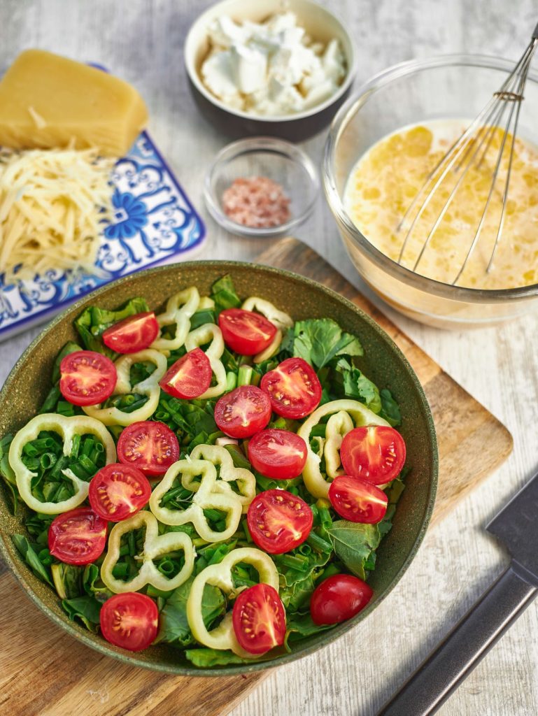 Spinach and Feta Cheese Frittata