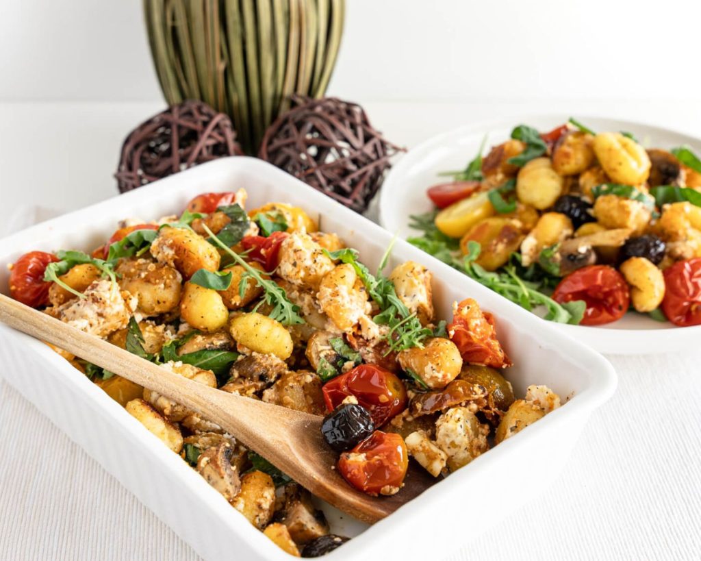 Mediterranean Baked Gnocchi