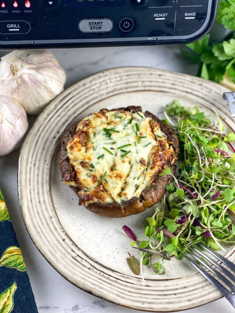 Air fryer Stuffed Mushroom
