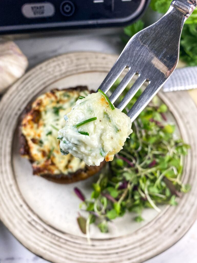 Air fryer Stuffed Mushroom