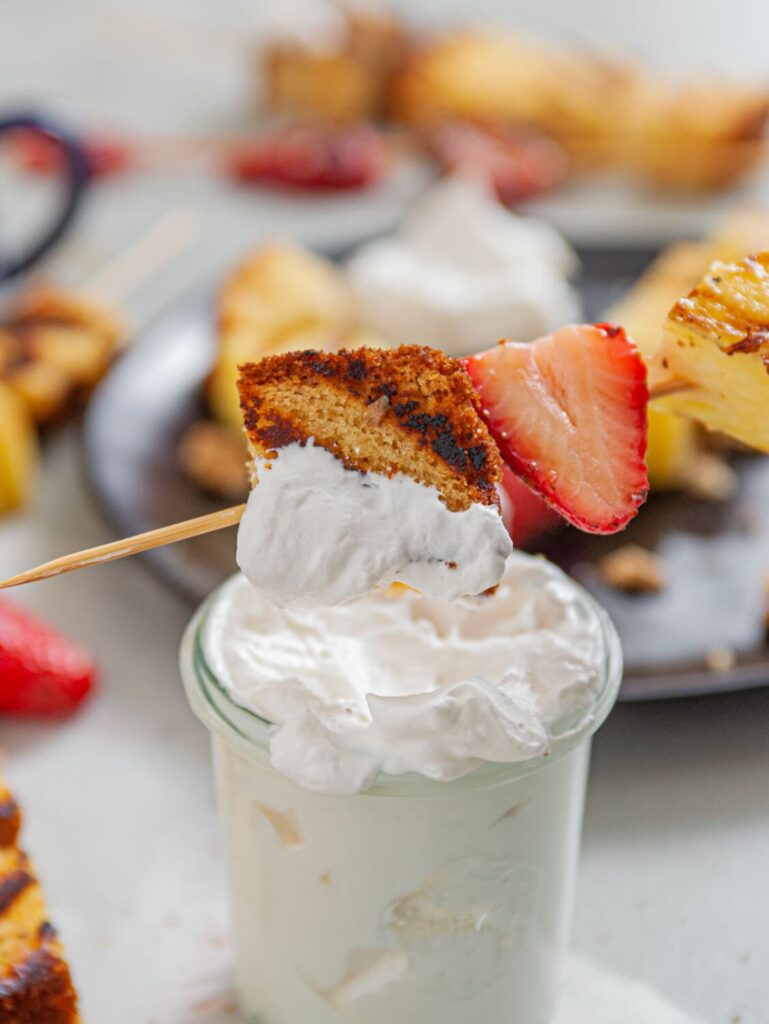 Grilled Pound Cake Skewers
