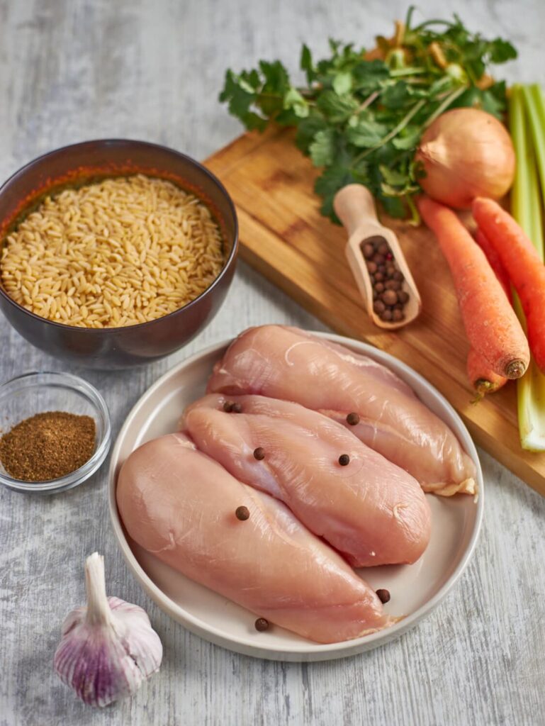 Lemon Orzo Chicken Soup