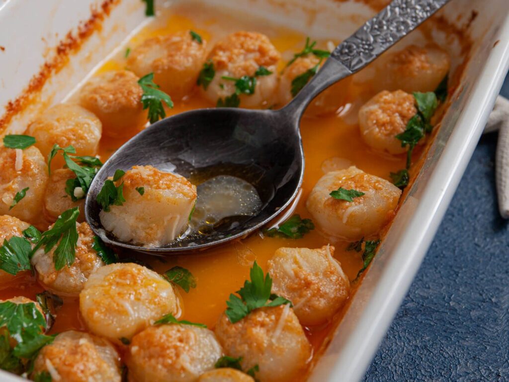 Baked Scallops