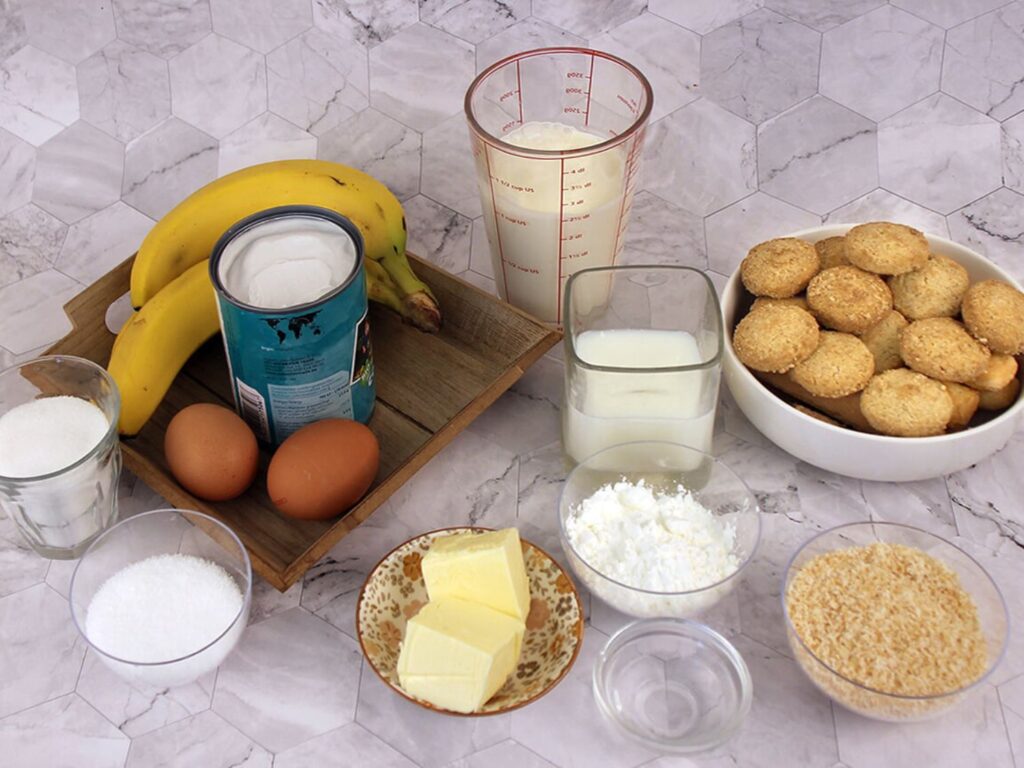 Banana Coconut Pudding