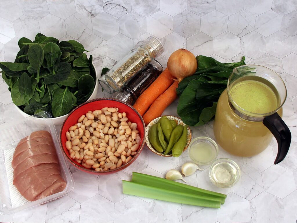 Turkey and White Bean Soup Ingredients