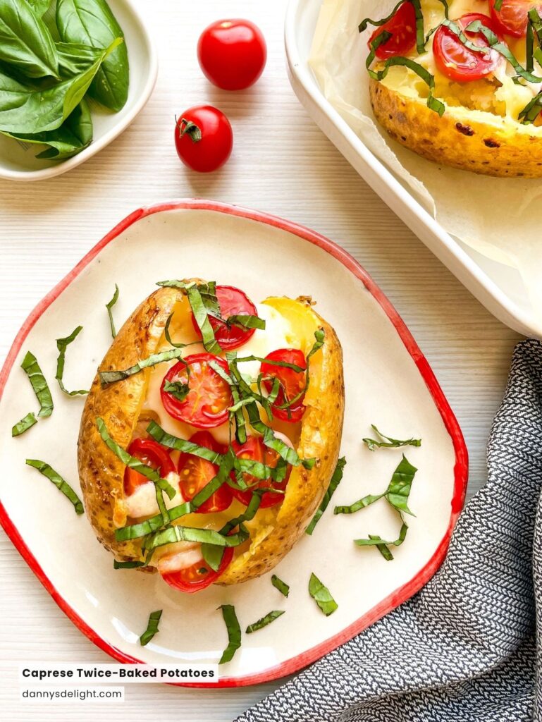 Caprese Baked Potato