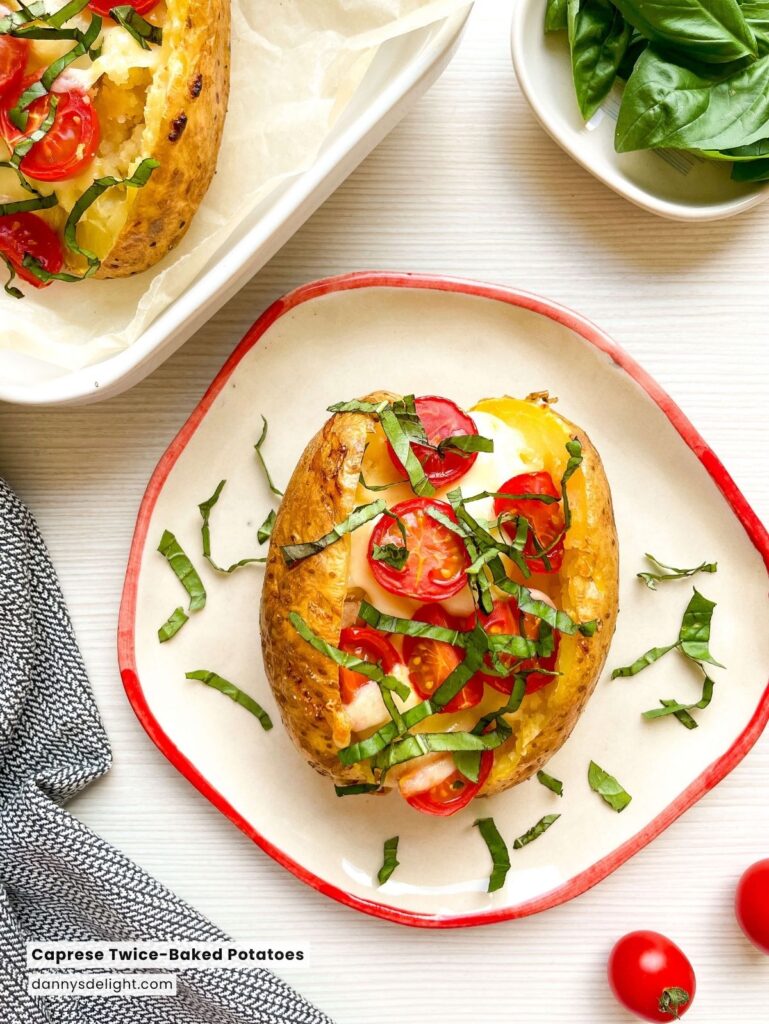 Caprese Baked Potato