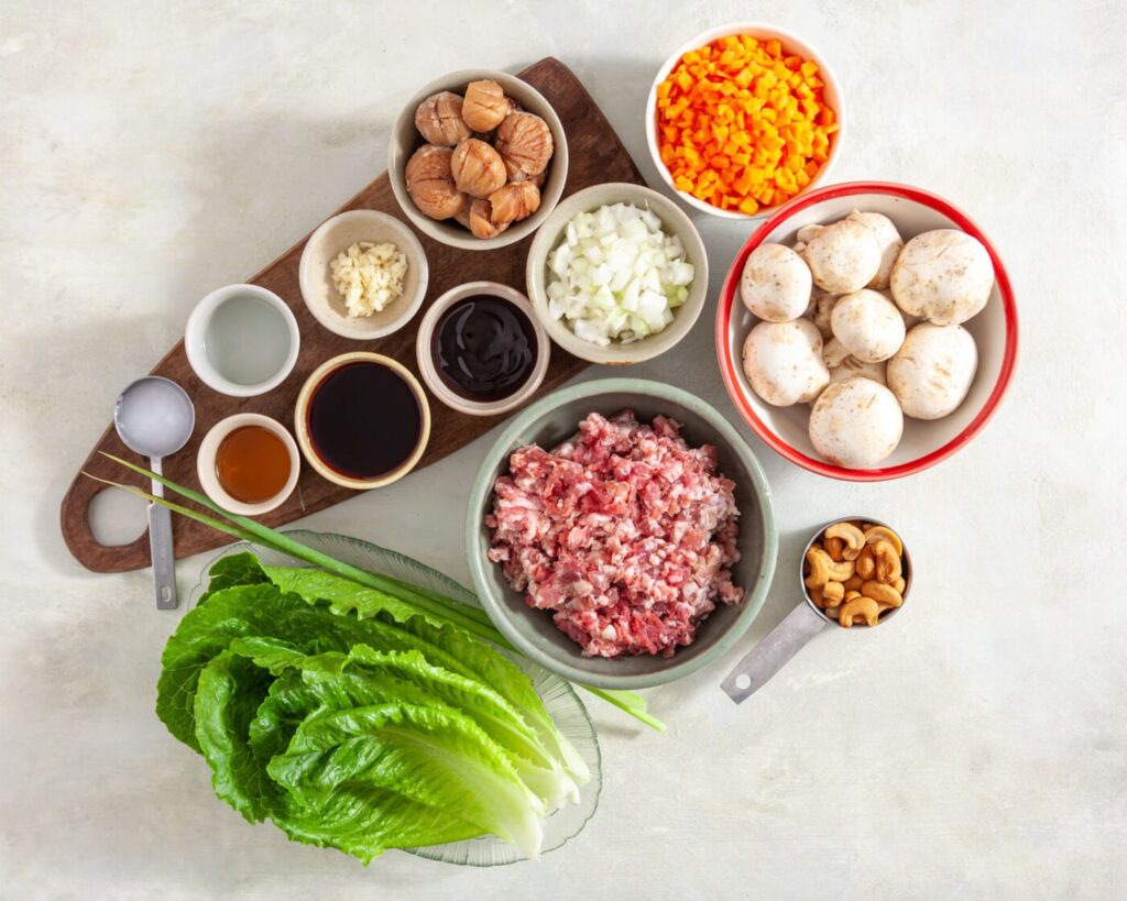 Chinese Pork Lettuce Wraps