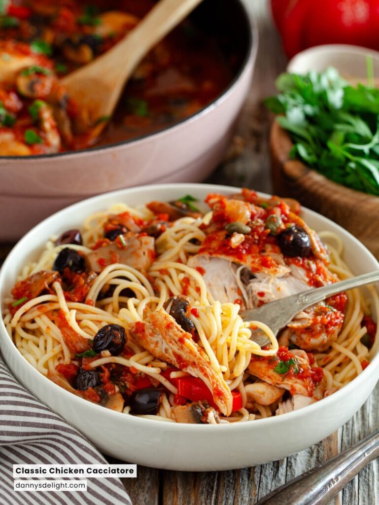 Classic Chicken Cacciatore