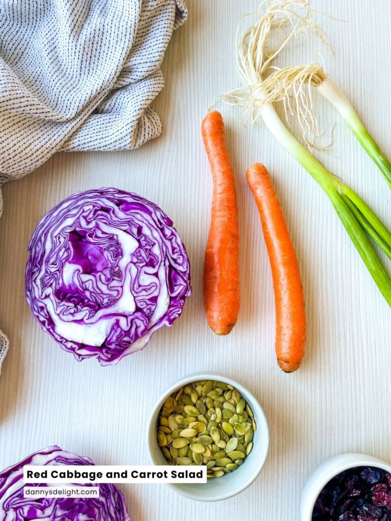Red Cabbage and Carrot Salad