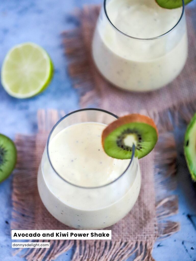 Avocado and Kiwi Power Shake
