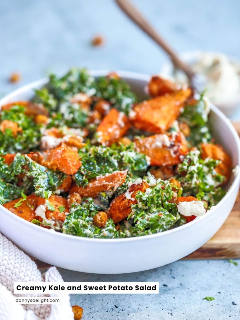Creamy Kale and Sweet Potato Salad