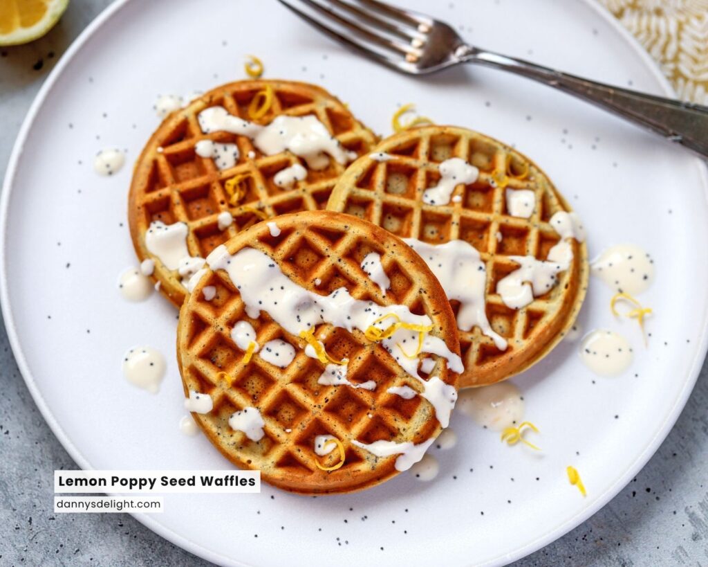 Lemon Poppy Seed Waffles