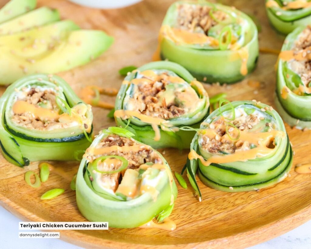 Chicken Cucumber Sushi