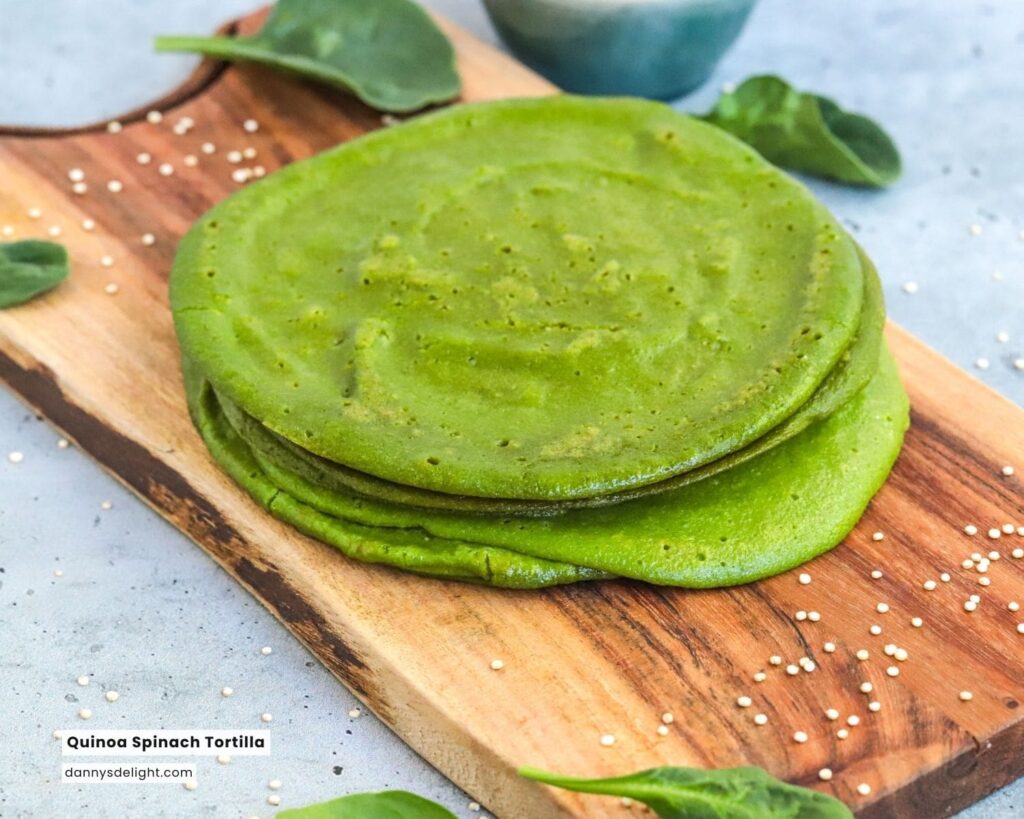 Quinoa Spinach Tortilla
