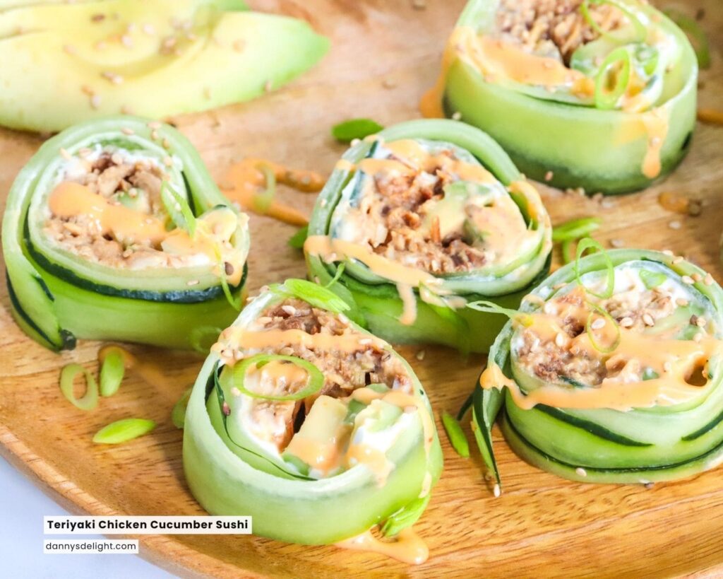 Chicken Cucumber Sushi