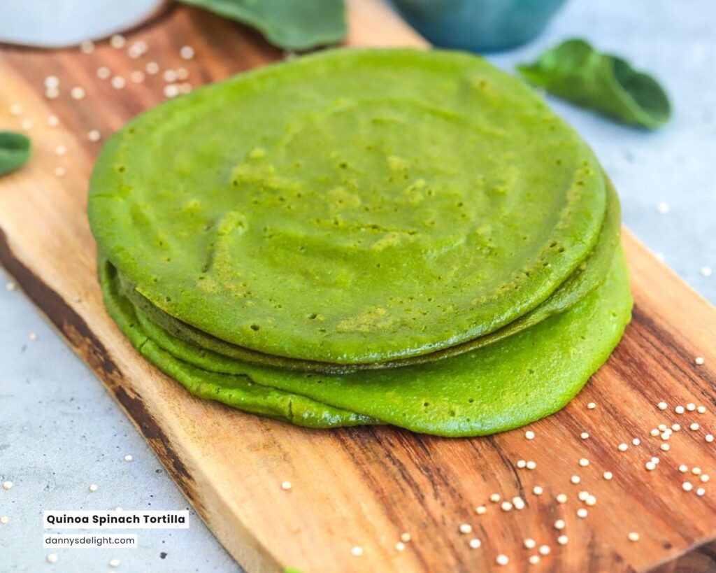 Quinoa Spinach Tortilla