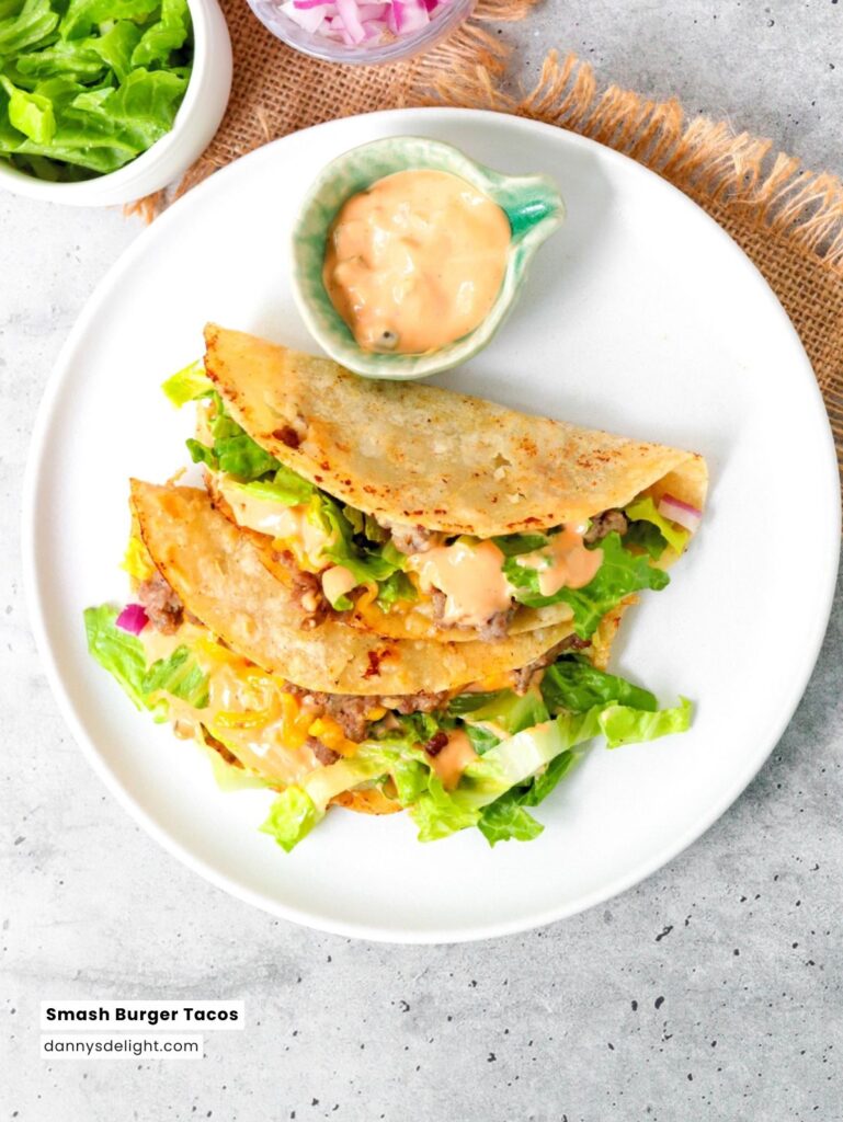 Smash Burger Tacos