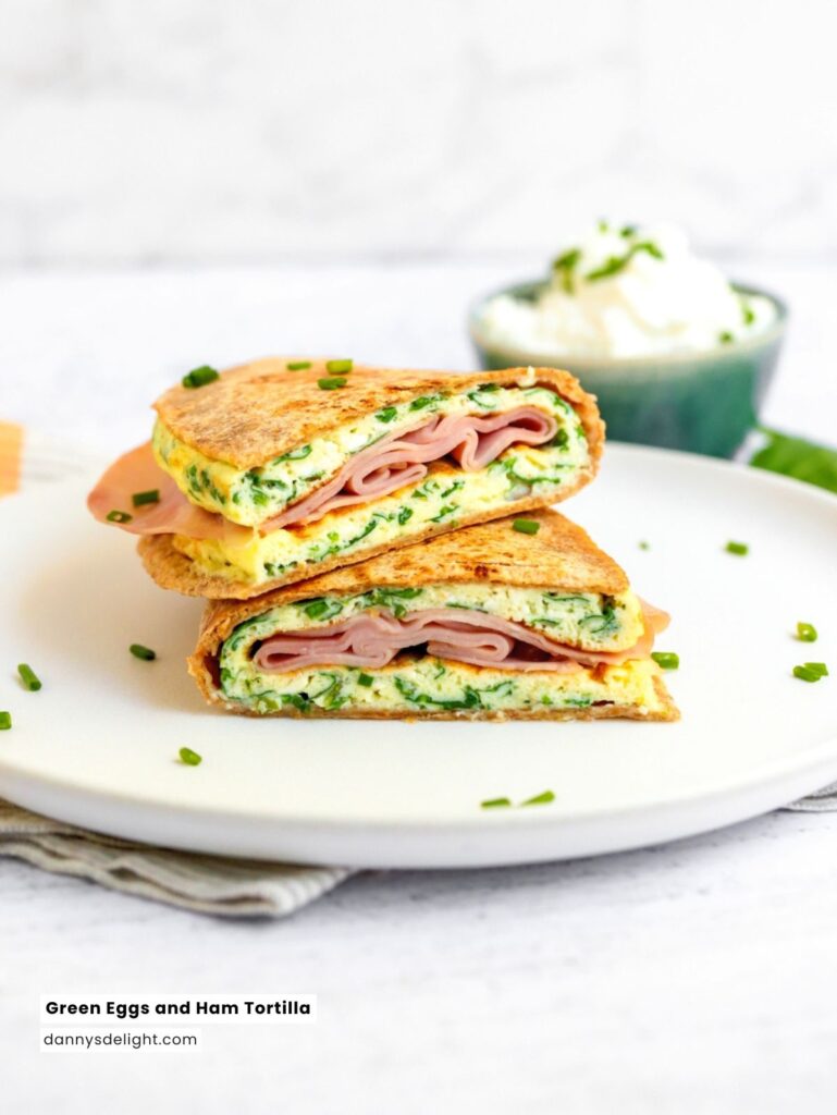 Green Eggs and Ham Tortilla