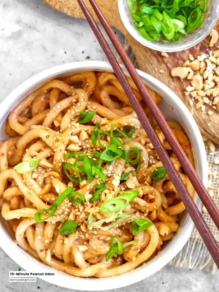 15-Minute Peanut Udon