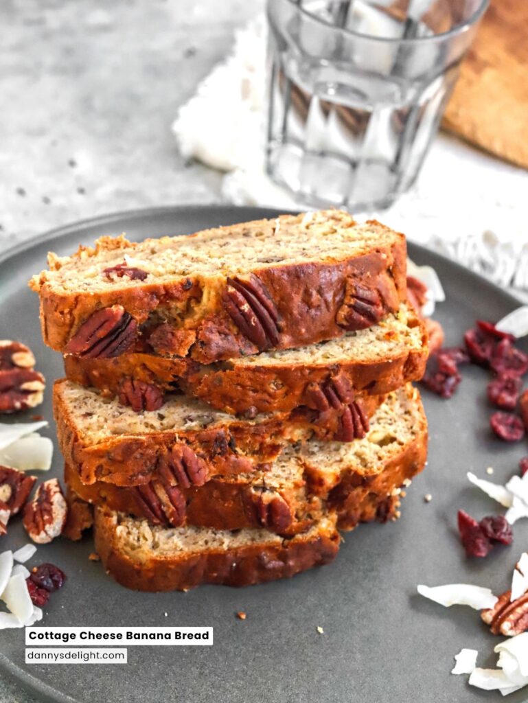 Cottage Cheese Banana Bread