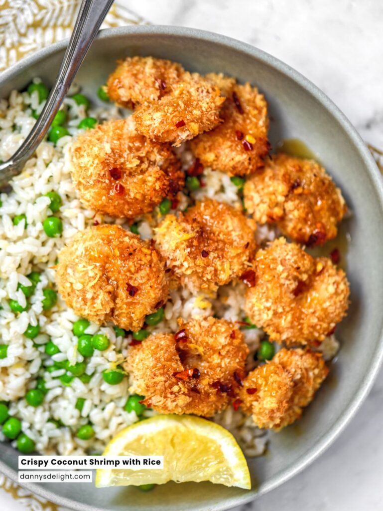 Coconut Shrimp with Rice