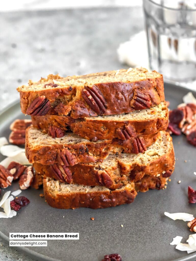 Cottage Cheese Banana Bread