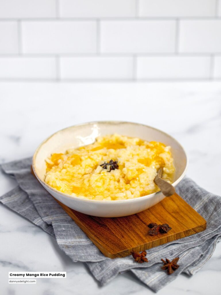 Creamy Mango Rice Pudding
