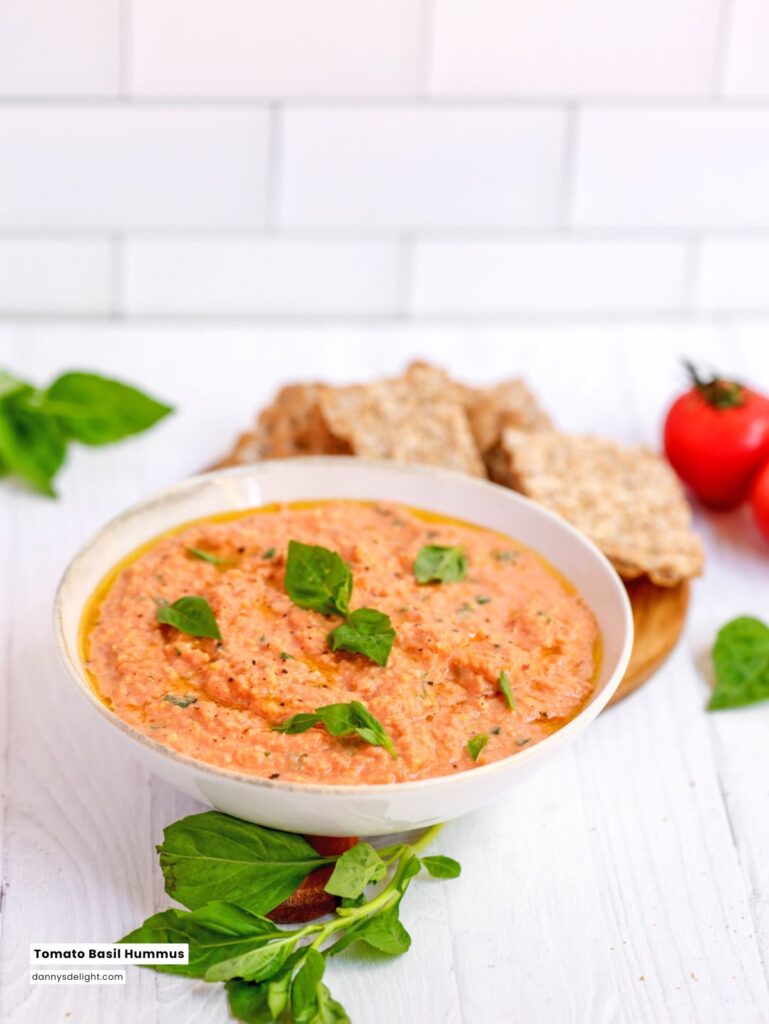 Tomato Basil Hummus
