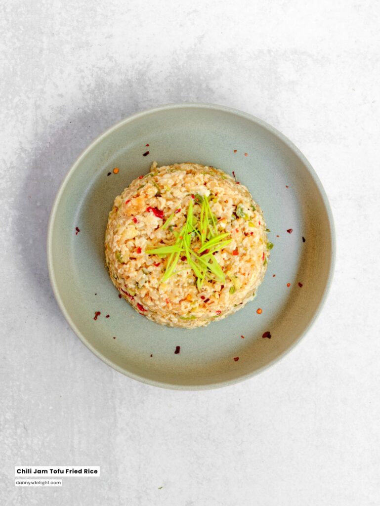 Chili Jam Tofu Fried Rice