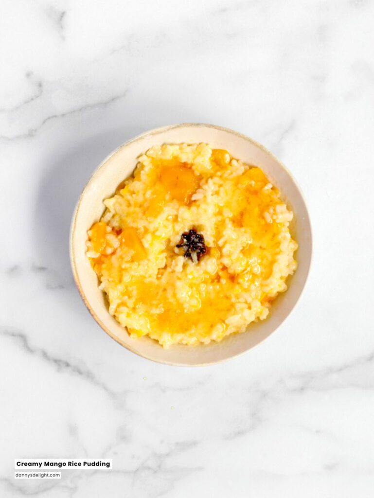 Creamy Mango Rice Pudding