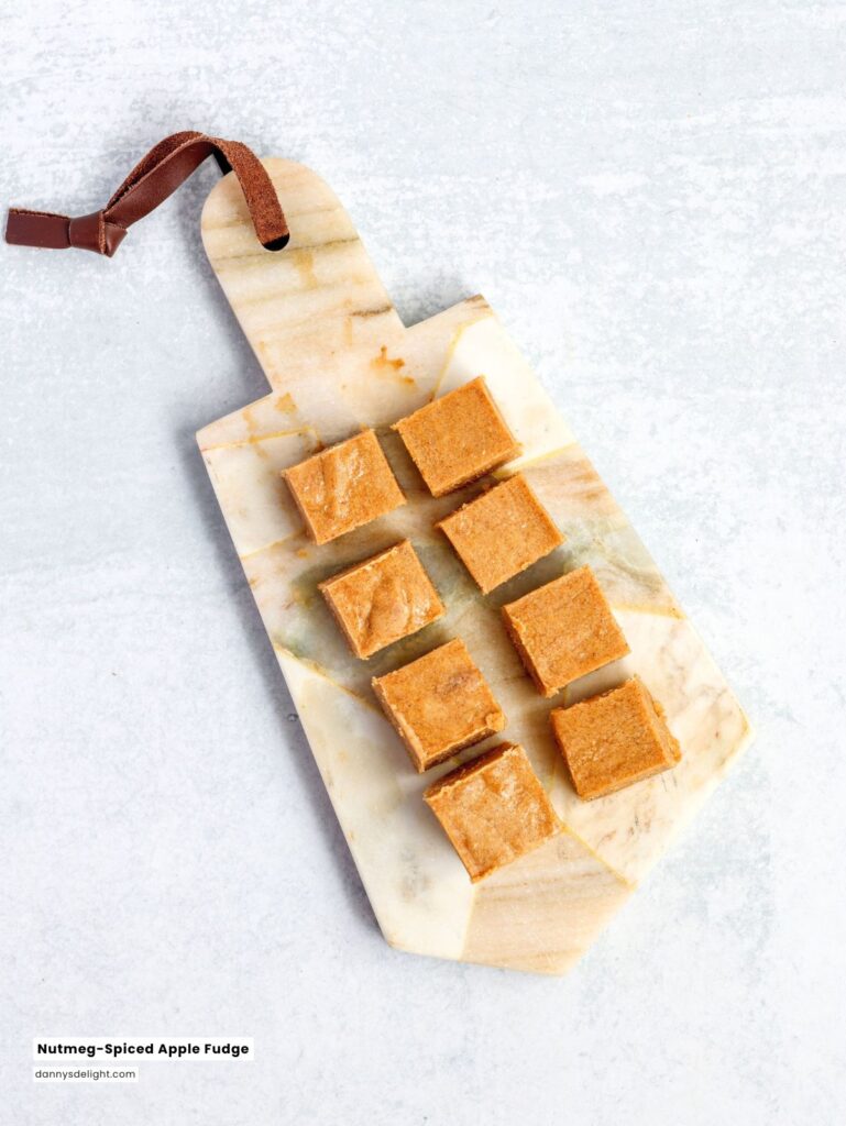 Nutmeg Spiced Apple Fudge