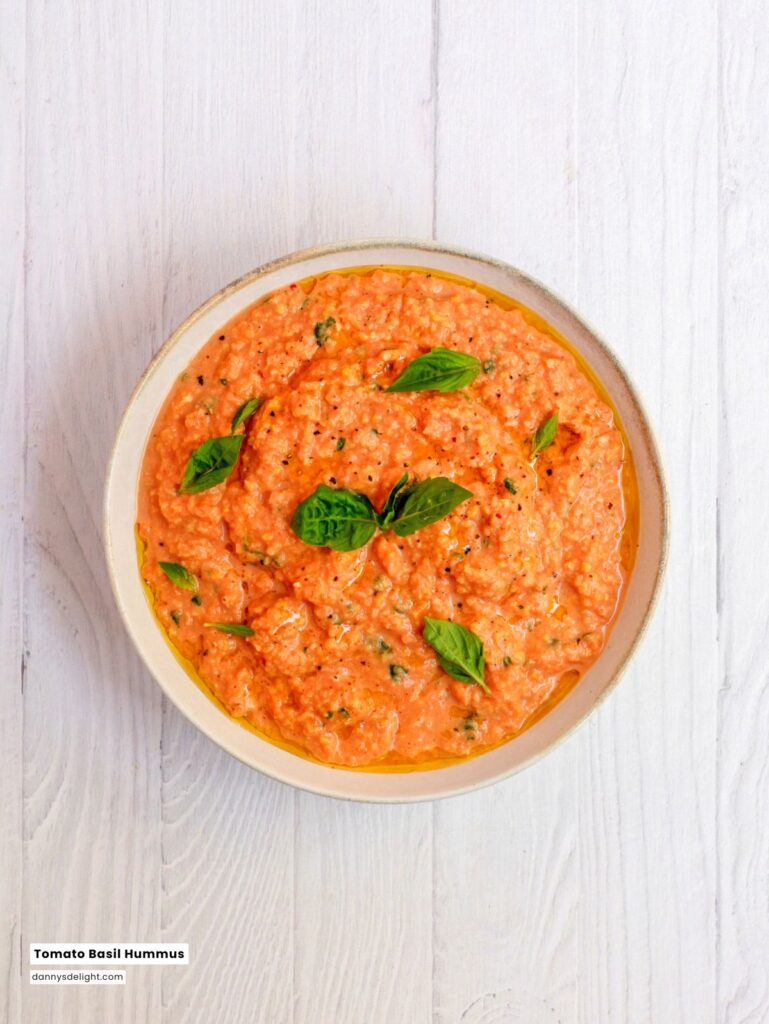 Tomato Basil Hummus