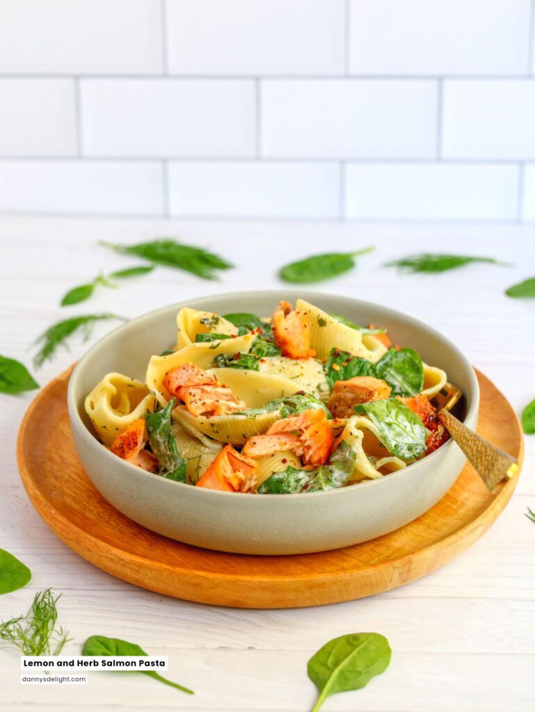 Lemon and Herb Salmon Pasta