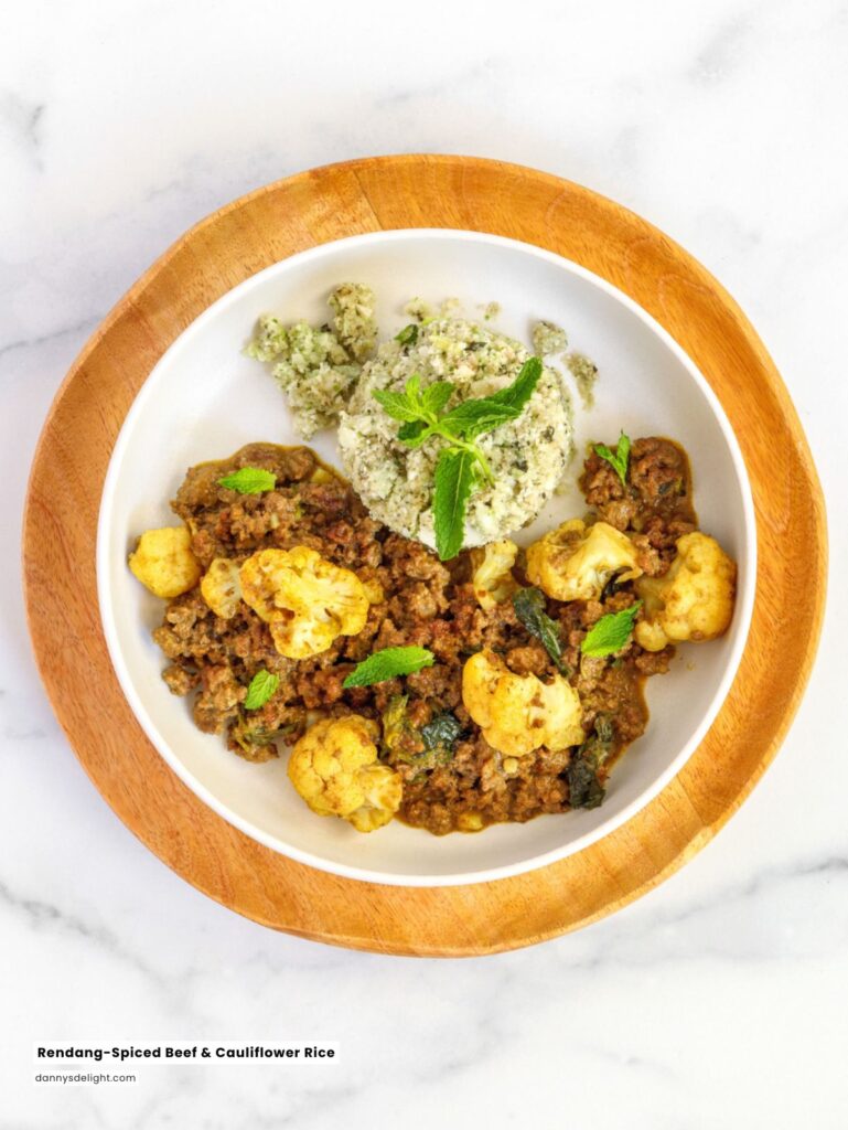 Rendang-Spiced Beef and Cauliflower Rice