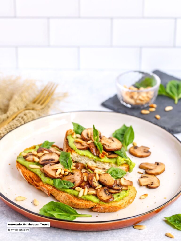 Avocado Mushroom Toast